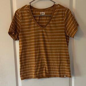 Women’s Carmel striped soft spun v-neck